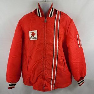 Belarus Tractors Implements Vintage Lined Zip-Up Jacket Avon Sportswear Mens XL
